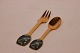 A. Michelsen christmas cake fork and coffee spoon, The Snow Queen - 1983.
5000m2 showroom.