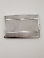 Tretrnet slv art deco cigaret etui