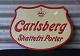 Carlsberg metal skiltSkattefri Porter