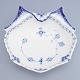 Royal Copenhagen, musselmalet helblonde; skål af porcelæn #1075
