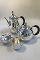 Danam Antik 
presents: 
Georg 
Jensen Sterling 
Silver Coffee 
Pot, Tea Pot 
Creamer and 
Sugar Bowl No 
456