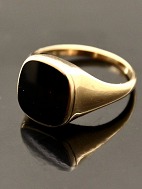 8 karat guld ring strrelse 64 med karneol