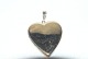 8 carat gold, Heart Pendant.