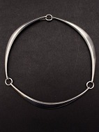 Hans Hansen moderne sterling slv halsring  design Bent Gabrielsen