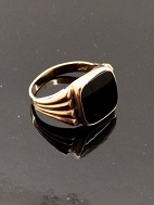 8 karat guld ring strrelse 56 med karneol