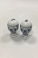 Royal Copenhagen Blue Fluted Plain Salt and Pepper Shakers No. 189/2009
