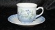 Coffee cup with saucer plate Christianholm PorcelainThe No. 12Height 6.3 cmSOLD