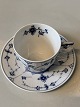 Royal Copenhagen Blue Fluted #Riflet, Mocha cup and saucer 
Dek.nr. # 1/298.