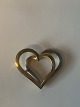 14 Karat Heart pendant in two-colored gold