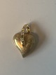 Stylish Heart Pendant with stone in 14 carat Gold