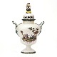 Polychrome lidded Rococo faience vase by the manufacture of Stockelsdorf, 
Northgermany. Signed Stff / B / AL, Stockelsdorff, director Buchwald and painter 
Abraham Leihammer 1772-74. H: 38cm