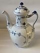 Royal Copenhagen #Musselpaint Fluted, #Extra large #CoffeepotHeight 28.5 cm.SOLD