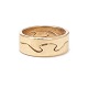 Georg Jensen fusionsring i 18kt guld. Stemplet Georg Jensen. Ringstr. 57