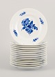 Royal Copenhagen, Blue Flower Braided, 14 cake plates.