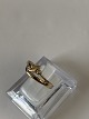Gold ring with zircon
14 carat 
Size 58