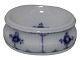 Blue Fluted PlainOblong Saltjar from between 1898 and 1923