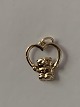Heart with teddy bears Pendant #14 carat Gold