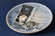 Bing & Grondahl, Santa and cat small plate by Harald Wiberg.