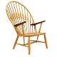 Hans J. Wegner, The Peacock Chair, JH 550 made by Johannes Hansen. Ash and teak. 
Nice condition