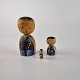 Kokeshi dukker3 styk
