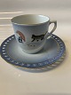 Bing & Grøndahl Christmas set by Harald Wiberg, coffee cup with saucer.
Deck no. 3503/305.
Diameter of the cup is 7.4 cm.