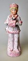 Bisquit figur 
af lyserød 
dame, 19. årh. 
Tyskland