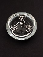 Glas skl med sterling slv drue montering