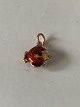 Pendant 14 carat gold, shaped like a fish. Classic pendant.