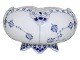 Blue Fluted Full LaceRare bowl on feet