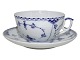 Blue Fluted Half LaceHuge tea cup (breakfast cup)