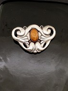 Art Nouveau slv broche