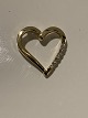 Heart Pendant 14 Karat Gold,
with Diamonds.
