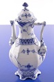 Royal 
Copenhagen Blue 
fluted.
Full lace 
Coffee pot pre 
1900