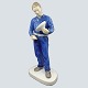 Bing & 
Grøndahl; 
Porcelænsfigur 
elektriker 
#2428