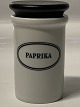 Eslau, Paprika spice jar. Height with lid 10.5 cm.