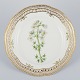 Royal 
Copenhagen 
Flora Danica 
gennembrudt 
frokosttallerken.
