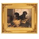 Simon Simonsen, 
1841-1928, oil 
on canvas. Two 
dogs. ...