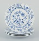 Meissen, 
Germany. A set 
of four Blue 
Onion patterned 
...