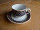 Liselund mørkeblå porcelæn fra Royal Copenhagen, 
sæt kaffekopper 072/073 med samme mønster.