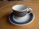 Liselund mørkeblå porcelæn fra Royal Copenhagen, sæt kaffekopper 072/073.