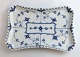 Royal Copenhagen. Blue fluted, full lace. Square tray. Model 1195. Length 24 cm. 
(2 quality).