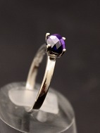 Sterling slv ring med ametyst