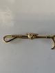 9 Karat guld flagermus broche med 2 rubiner