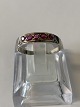 White gold ring with Red rubies, 14 carat gold
Size: 64