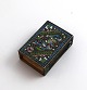 Russian matchstick holder. Silver with enamel (84). Length 4.4 cm