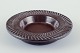 Ingrid Atterberg for Upsala Ekeby.Round dish made of stoneware.