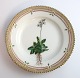 Royal Copenhagen, Flora Danica. Cake plate. Design # 3551. Diameter 17 cm. (1 
quality). Saxifraga stellaris L