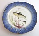 Royal Copenhagen. Fish set No.19. Model 3002. Diameter 22.5 cm. Scomper scomber. 
Produced before 1923. (1 quality)