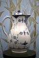 Rare Royal Copenhagen, Blue Fluted Half Lace  Chocolate Jug. H: 23cm. RC# 
1/507...