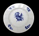 Middagstallerken, Blå Blomst kantet, Royal Copenhagen